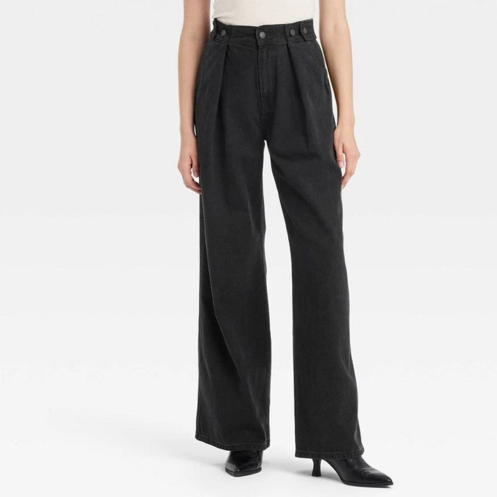 Universal Thread Black Wide Leg Jeans